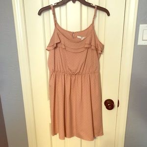 Lauren Conrad Sunset Hill Peach Stud Dress